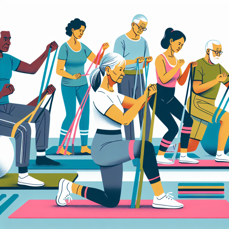 Exercícios funcionais para idosos: A importância das faixas elásticas