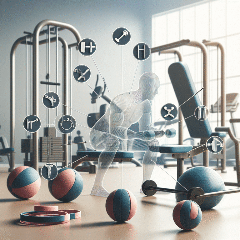 Equipamentos para fortalecimento muscular em idosos