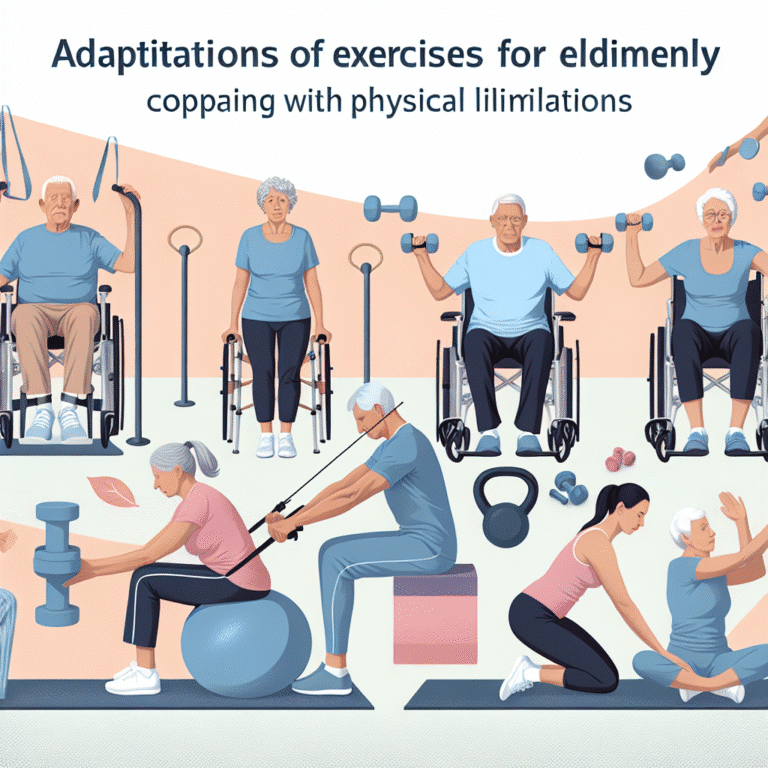 Adaptações de exercícios para idosos com limitações físicas
