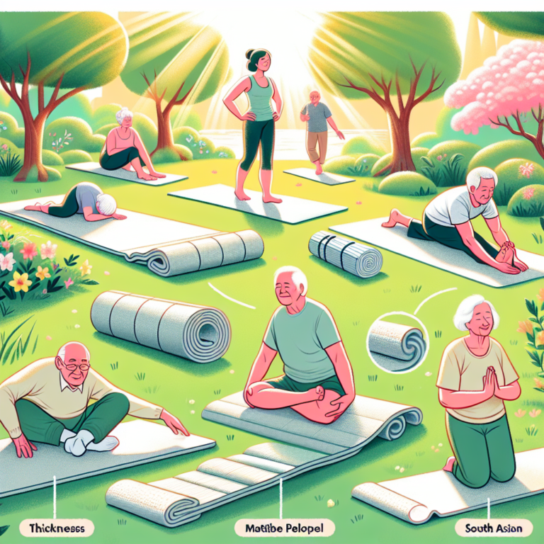 Melhores colchonetes confortáveis para a prática de exercícios por idosos