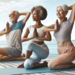 Alongamentos inspirados no yoga para flexibilidade na terceira idade