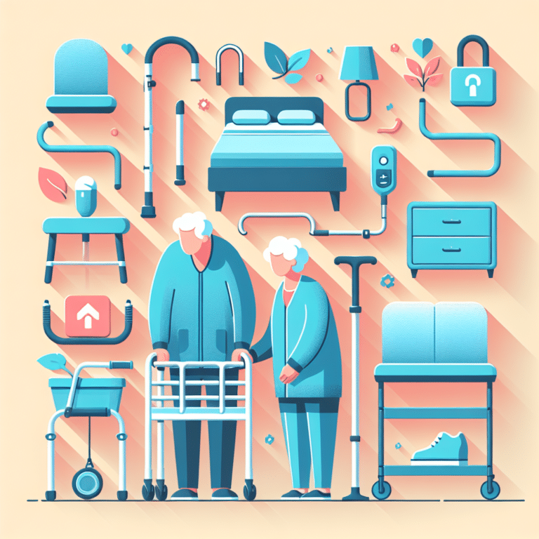 Equipamentos seguros para idosos com mobilidade limitada